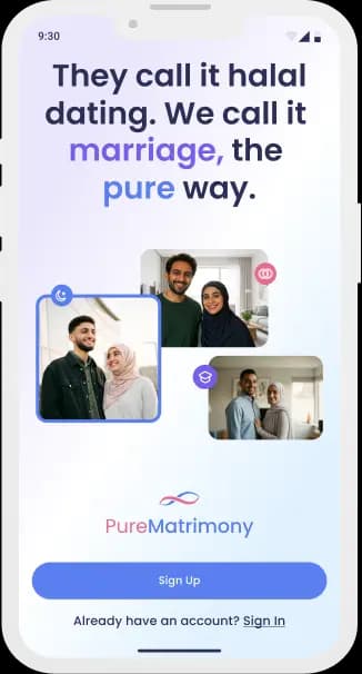 Pure Matrimony  Muslim marriage app promoting Shariah-compliant matchmaking for practising Muslims